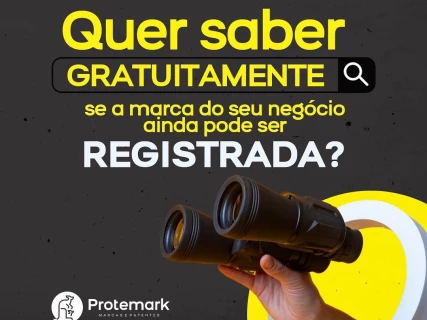 Quem chega primeiro, vence! Quem registra antes, é o dono!